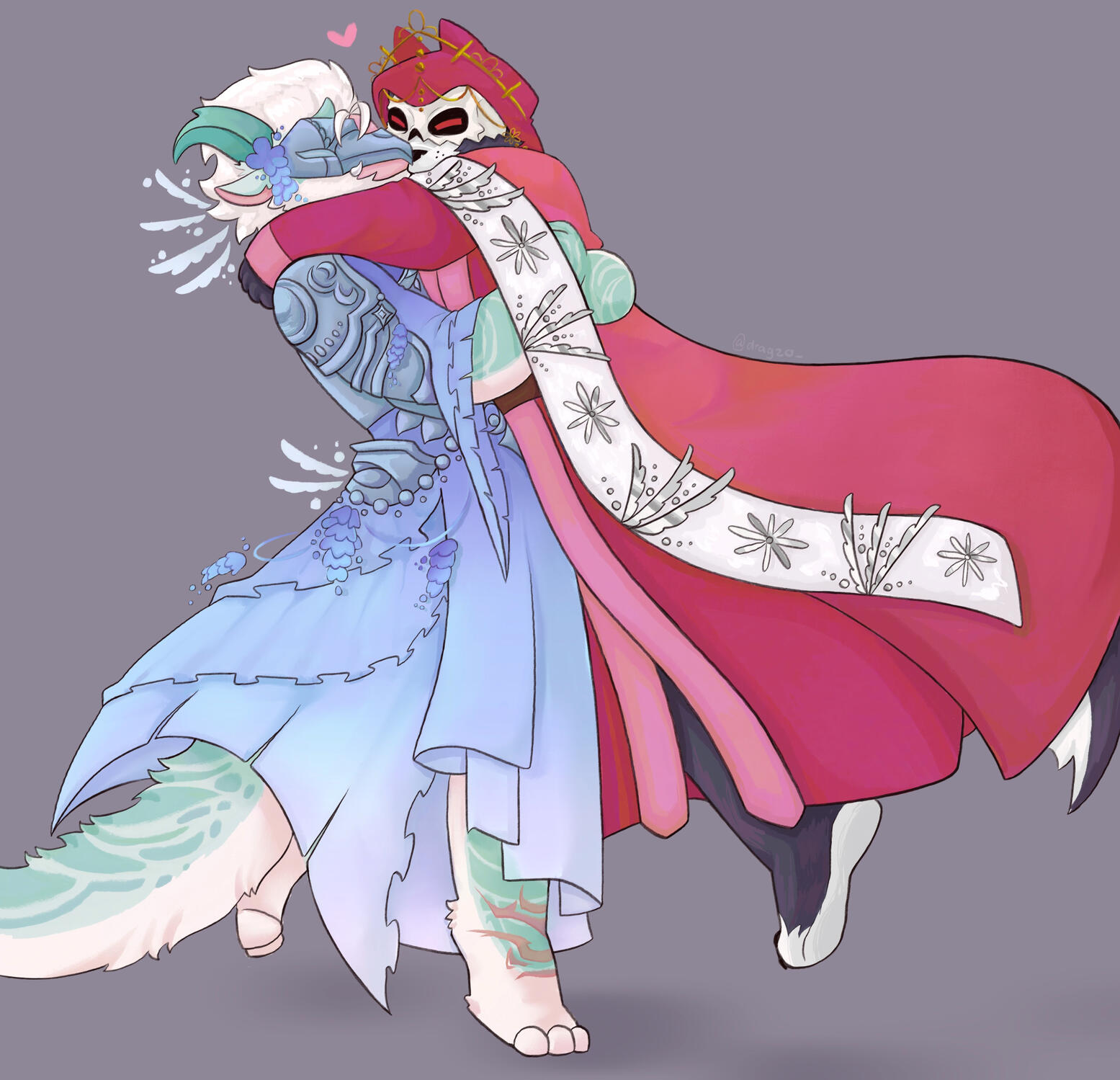 A Princess and Her Knight in Shining Armour — D&D characters