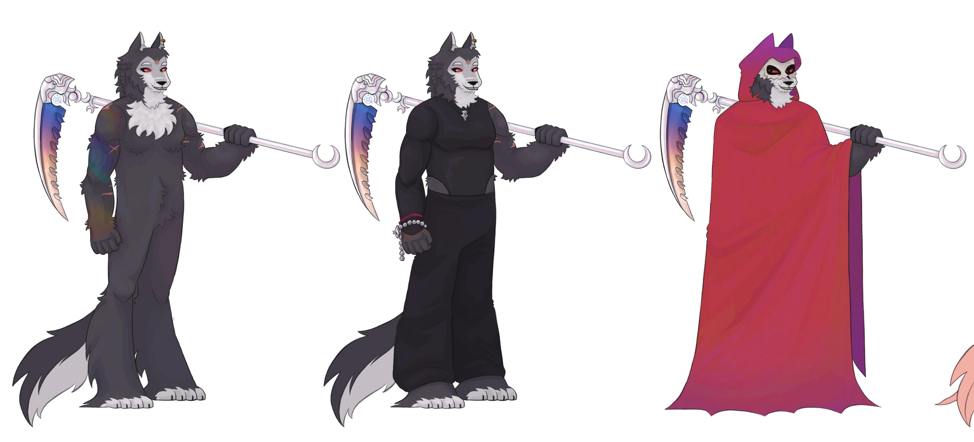 Character Design Lineup — D&D character