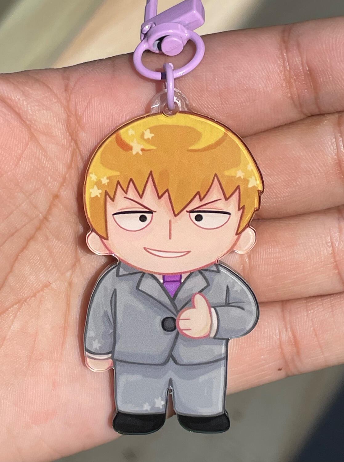 Reigen Plush Keychain —Mob Psycho 1000