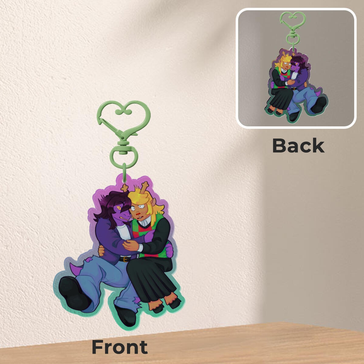 Suselle Keychain — Deltarune